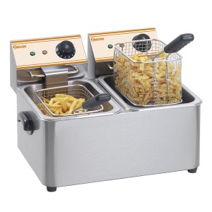 Friteuse professionnelle double SNACK