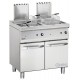 Friteuse gaz pro avec 2 cuves